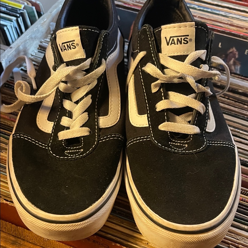 Vans Classic Black and White Sneakers